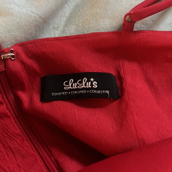 Lulu’s Red Skater Dress - Picture 3 of 3